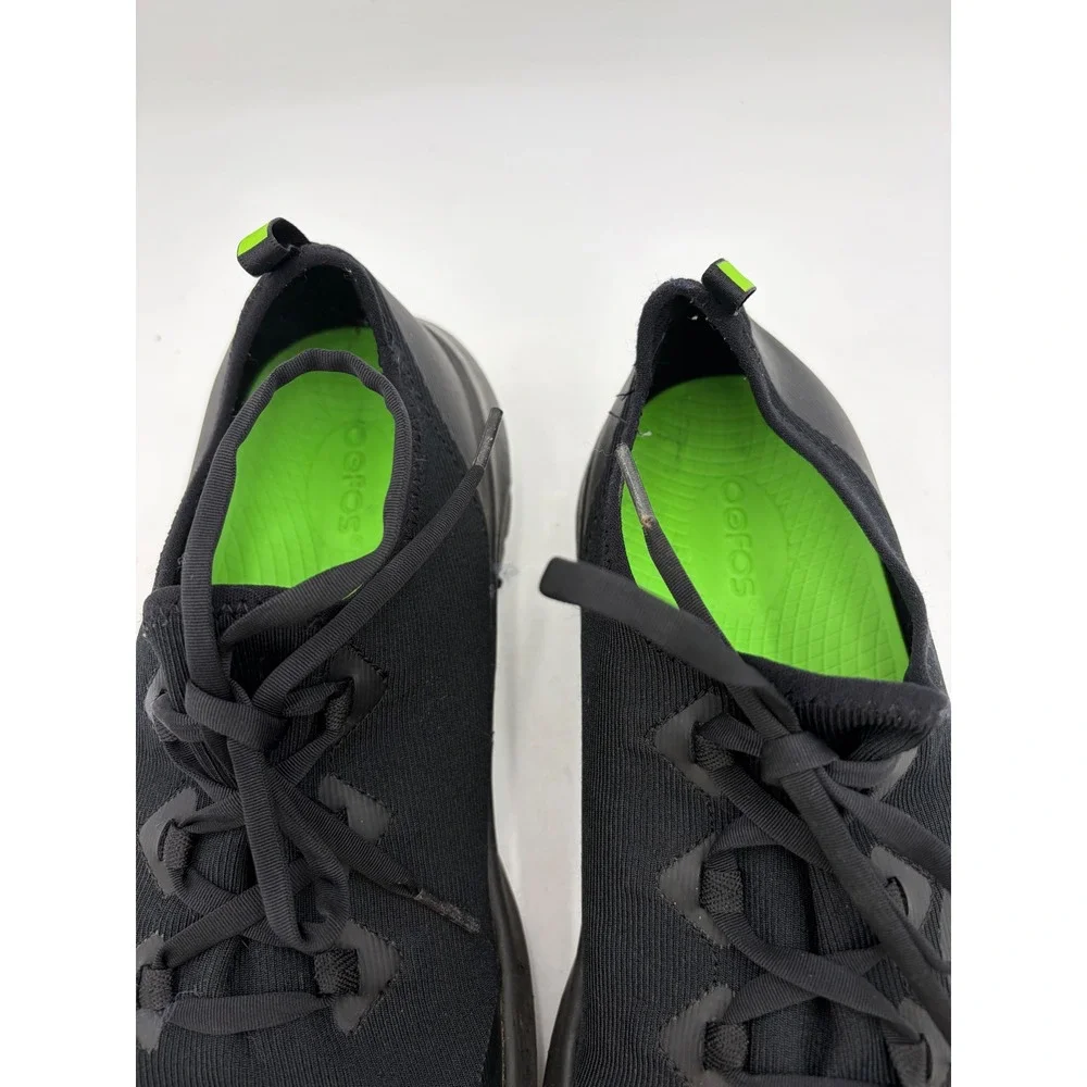 OOFOS OOmg Sport LS All Black Active Recovery Shoes Sneakers Men 11  Comfort